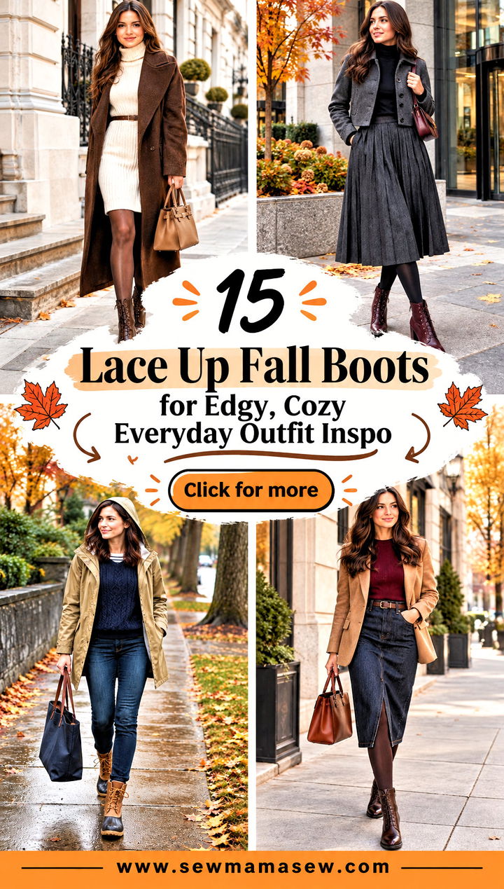 15 Lace Up Fall Boots for Edgy Cozy Everyday Outfit Inspo - 15 Lace Up Fall Boots for Edgy, Cozy Everyday Outfit Inspo