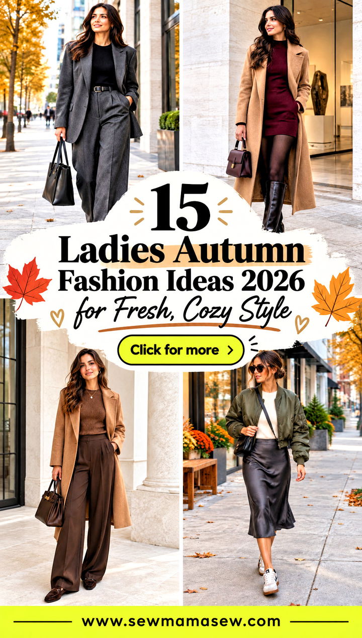 15 Ladies Autumn Fashion Ideas 2026 for Fresh Cozy Style - 15 Ladies Autumn Fashion Ideas 2026 for Fresh, Cozy Style
