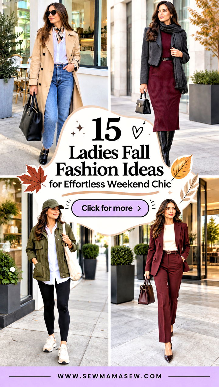 15 Ladies Fall Fashion Ideas for Effortless Weekend Chic - 15 Ladies Fall Fashion Ideas for Effortless Weekend Chic