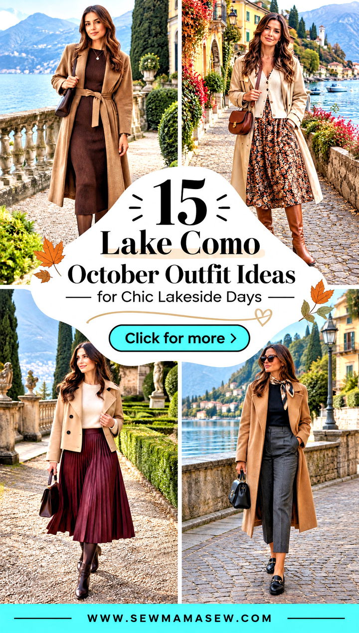 15 Lake Como October Outfit Ideas for Chic Lakeside Days - 15 Lake Como October Outfit Ideas for Chic Lakeside Days