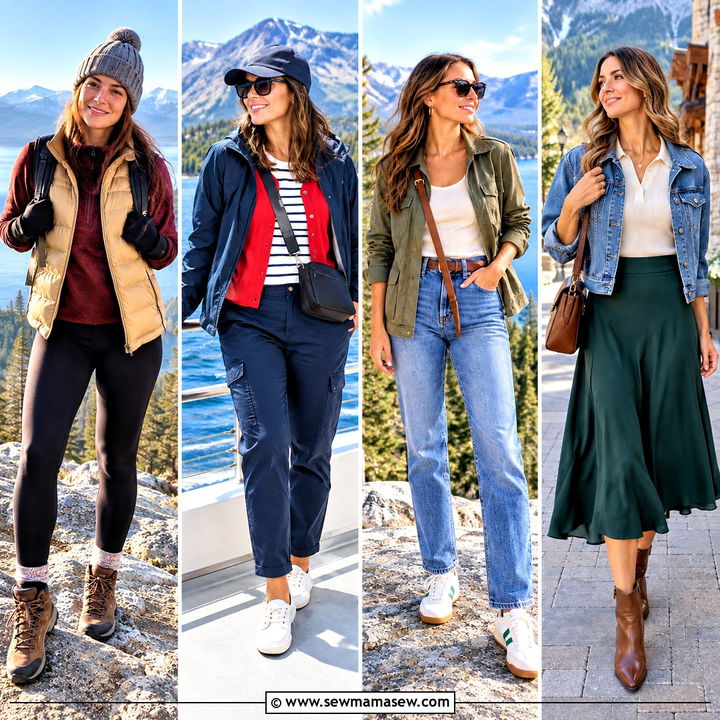15 Lake Tahoe September Outfits for Cozy Mountain Escapes