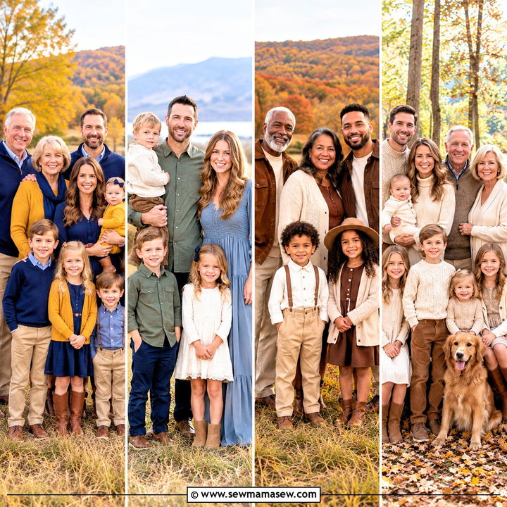 15 Large Family Picture Outfits for Fall: Picture-Ready Picks