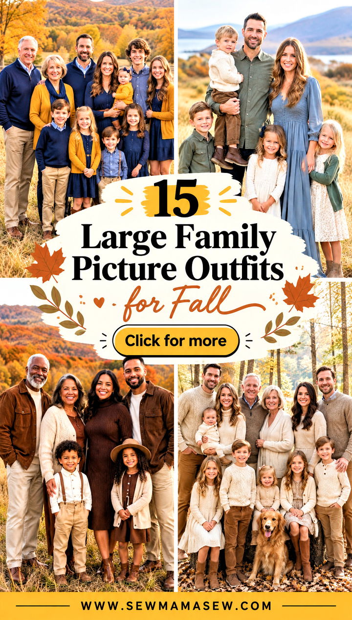 15 Large Family Picture Outfits for Fall Picture-Ready Picks - 15 Large Family Picture Outfits for Fall: Picture-Ready Picks