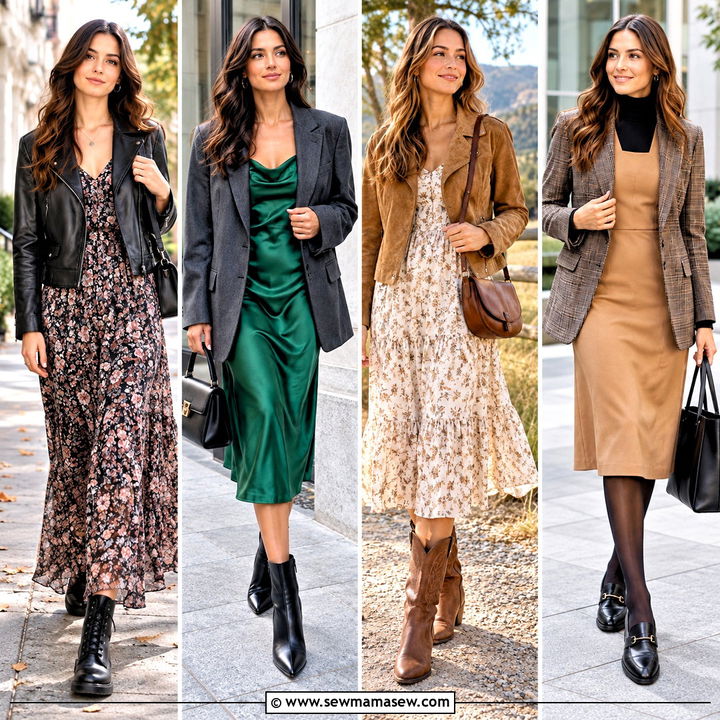 15 Layering Summer Dresses For Fall Ideas for Cozy Style