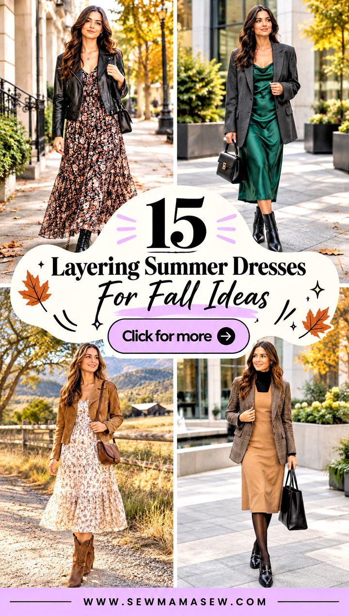15 Layering Summer Dresses For Fall Ideas for Cozy Style - 15 Layering Summer Dresses For Fall Ideas for Cozy Style