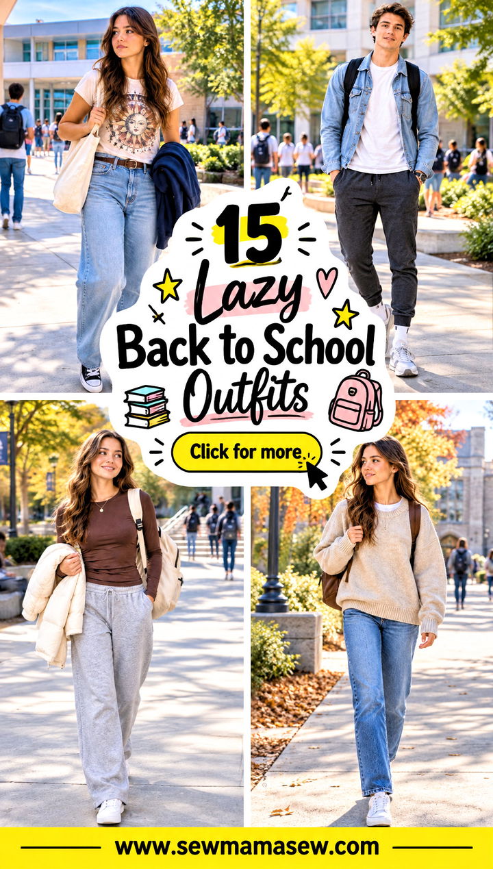 15 Lazy Back to School Outfits for Comfy Confident Days - 15 Lazy Back to School Outfits for Comfy, Confident Days