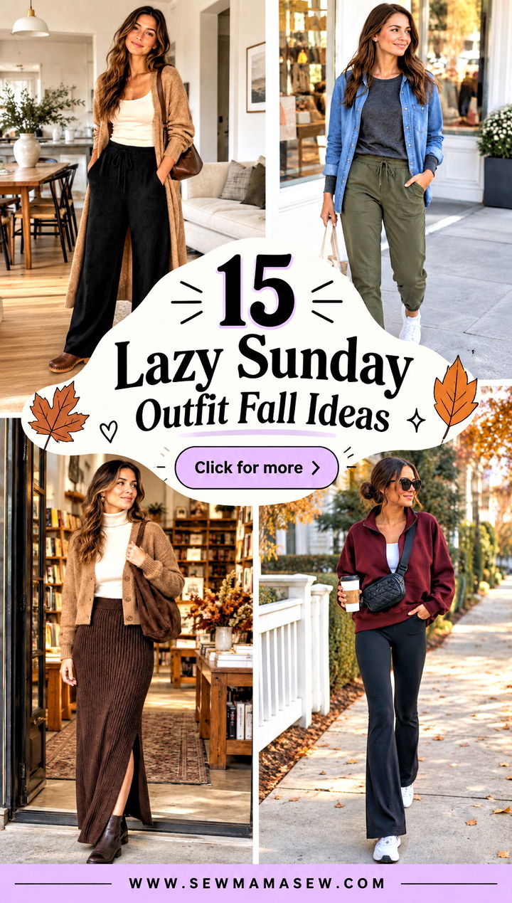15 Lazy Sunday Outfit Fall Ideas for Cozy Weekend Comfort - 15 Lazy Sunday Outfit Fall Ideas for Cozy Weekend Comfort