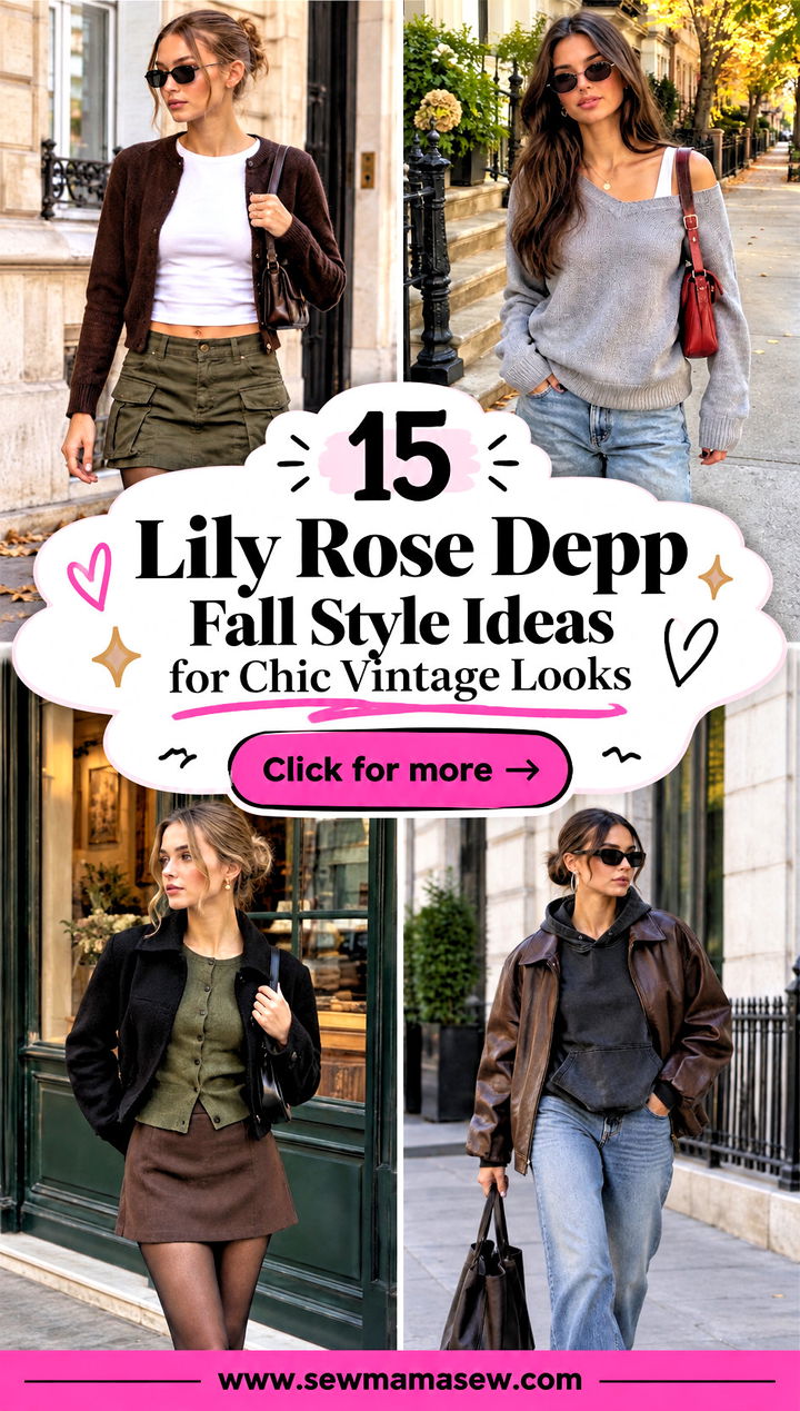 15 Lily Rose Depp Fall Style Ideas for Chic Vintage Looks - 15 Lily Rose Depp Fall Style Ideas for Chic Vintage Looks