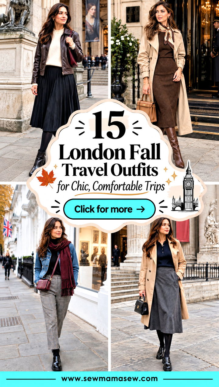 15 London Fall Travel Outfits for Chic Comfortable Trips - 15 London Fall Travel Outfits for Chic, Comfortable Trips