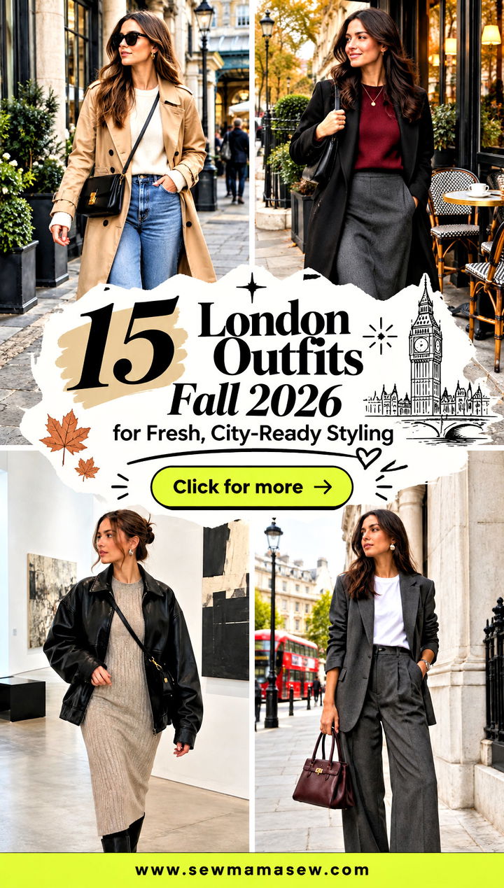 15 London Outfits Fall 2026 for Fresh City-Ready Styling - 15 London Outfits Fall 2026 for Fresh, City-Ready Styling