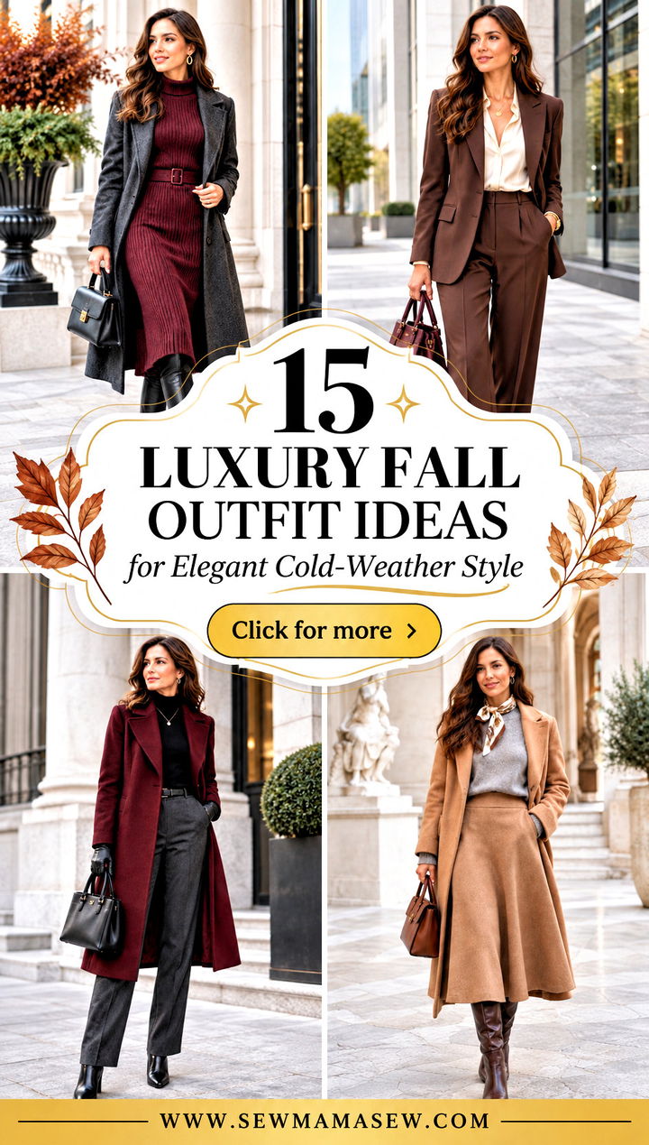 15 Luxury Fall Outfit Ideas for Elegant Cold-Weather Style - 15 Luxury Fall Outfit Ideas for Elegant Cold-Weather Style