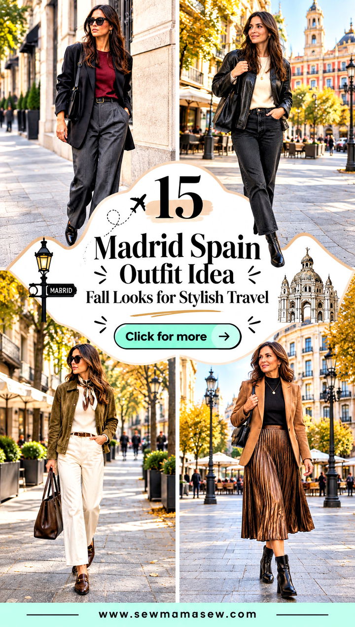 15 Madrid Spain Outfit Idea Fall Looks for Stylish Travel - 15 Madrid Spain Outfit Idea Fall Looks for Stylish Travel