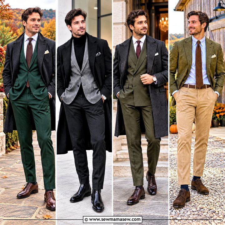 15 Male Wedding Guest Outfit Fall Ideas for Polished Style