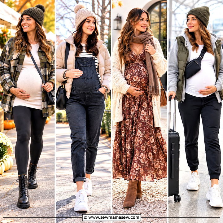 15 Maternity Outfits Autumn Winter: Cozy Layers for Moms