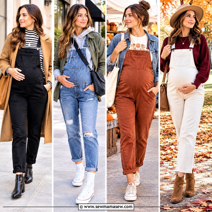 15 Maternity Overalls Outfit Fall: Cute Weekend Favorites