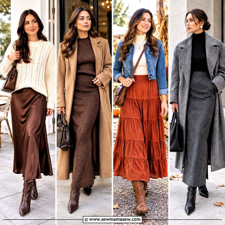 15 Maxi Skirt Outfit Fall Ideas 2026: Fresh Everyday Looks