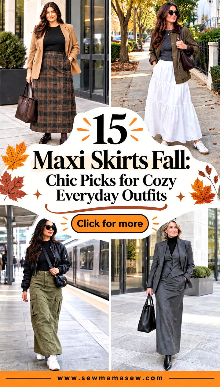 15 Maxi Skirts Fall Chic Picks for Cozy Everyday Outfits - 15 Maxi Skirts Fall: Chic Picks for Cozy Everyday Outfits