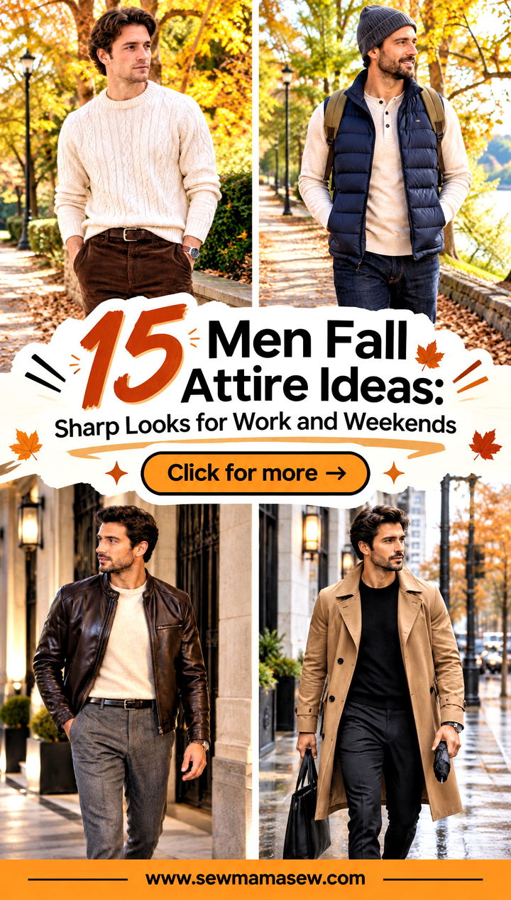 15 Men Fall Attire Ideas Sharp Looks for Work and Weekends - 15 Men Fall Attire Ideas: Sharp Looks for Work and Weekends