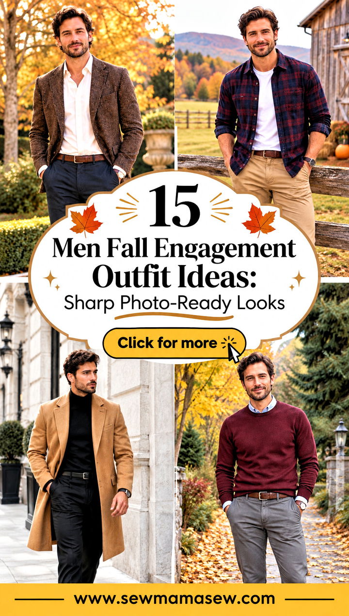 15 Men Fall Engagement Outfit Ideas Sharp Photo-Ready Looks - 15 Men Fall Engagement Outfit Ideas: Sharp Photo-Ready Looks