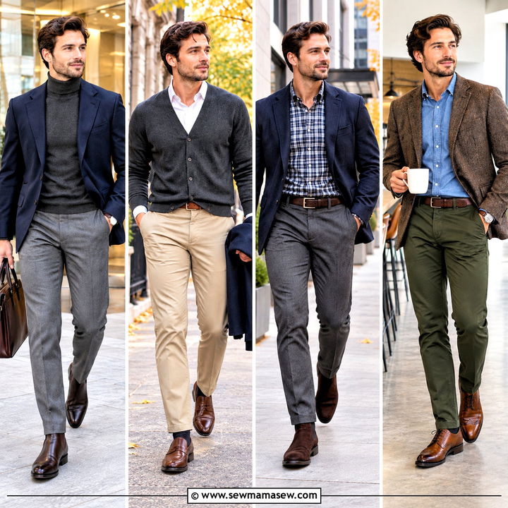15 Men Fall Outfits Business Casual: Sharp Office Layers