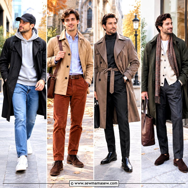 15 Men's Autumn Trench Coat Ideas: Sharp City-Ready Layers