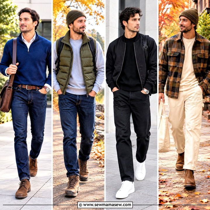 15 Mens Casual Fall Outfits 2026 Cozy Looks for Weekends
