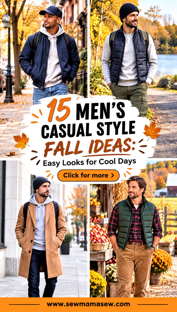 15 Mens Casual Style Fall Ideas Easy Looks for Cool Days - 15 Men's Casual Style Fall Ideas: Easy Looks for Cool Days