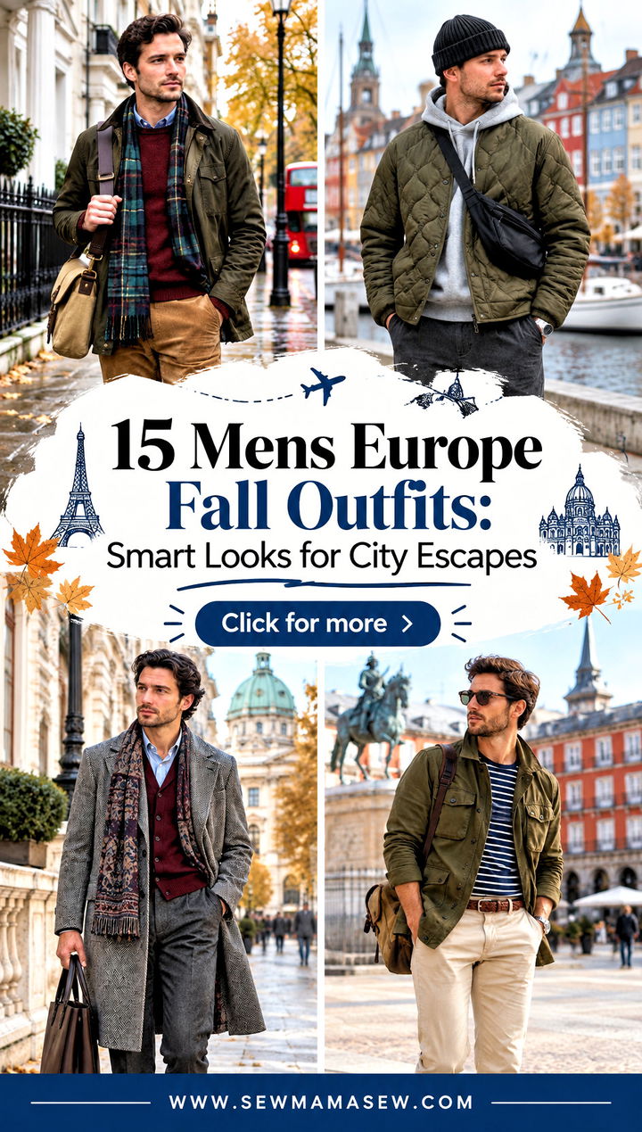 15 Mens Europe Fall Outfits Smart Looks for City Escapes - 15 Mens Europe Fall Outfits: Smart Looks for City Escapes