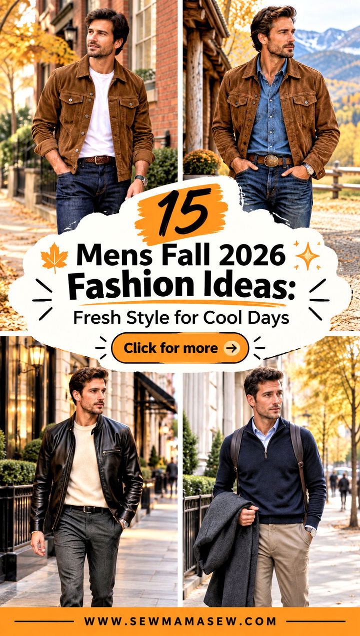 15 Mens Fall 2026 Fashion Ideas Fresh Style for Cool Days - 15 Mens Fall 2026 Fashion Ideas: Fresh Style for Cool Days