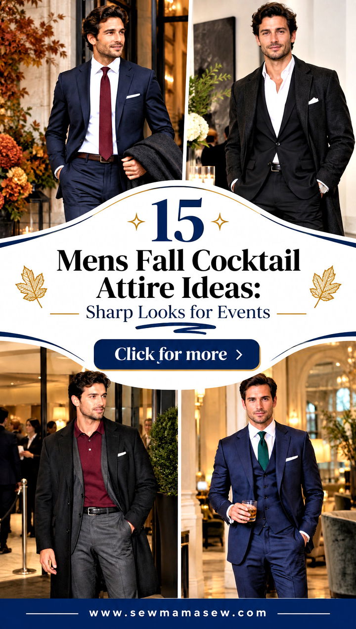15 Mens Fall Cocktail Attire Ideas Sharp Looks for Events - 15 Mens Fall Cocktail Attire Ideas: Sharp Looks for Events