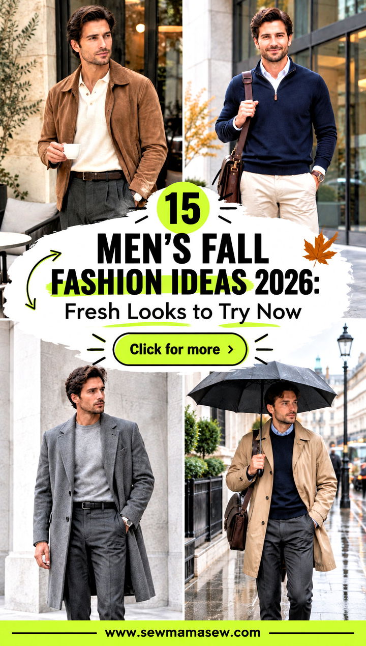 15 Mens Fall Fashion Ideas 2026 Fresh Looks to Try Now - 15 Men's Fall Fashion Ideas 2026: Fresh Looks to Try Now