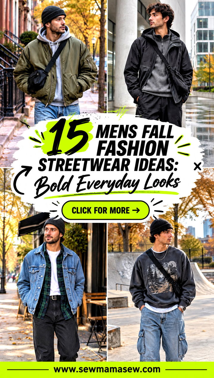 15 Mens Fall Fashion Streetwear Ideas Bold Everyday Looks - 15 Mens Fall Fashion Streetwear Ideas: Bold Everyday Looks