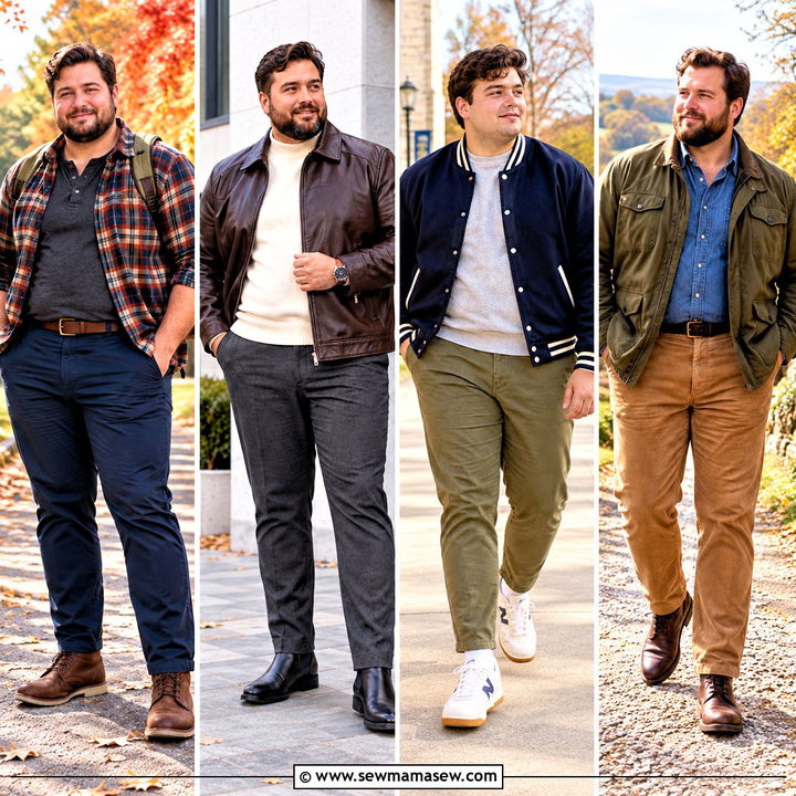 15 Mens Plus Size Fall Fashion Ideas for Confident Style