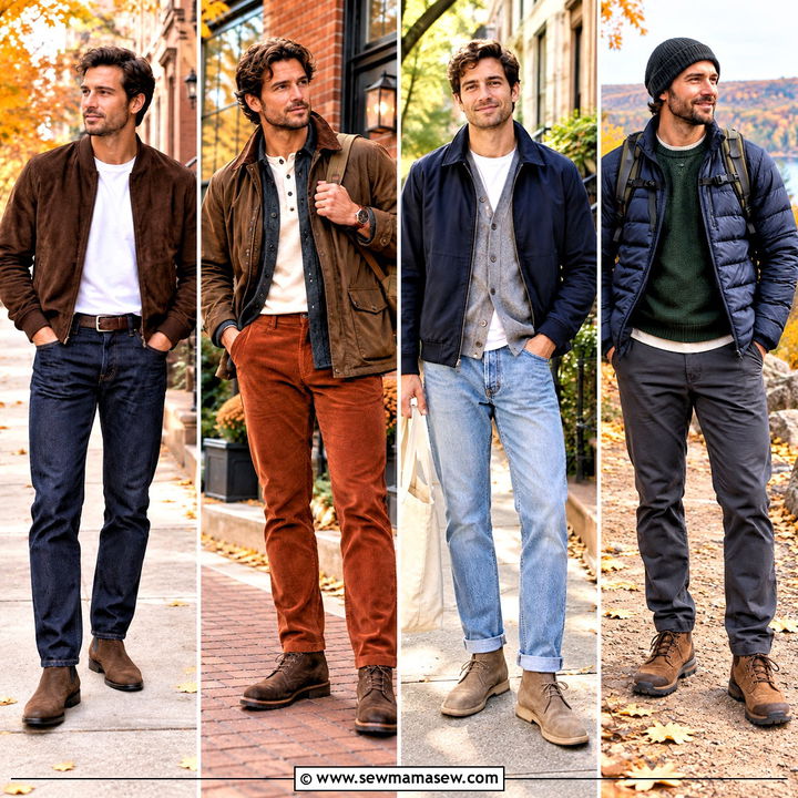 15 Men's Suede Boots Fall Fashion Looks for Crisp Days