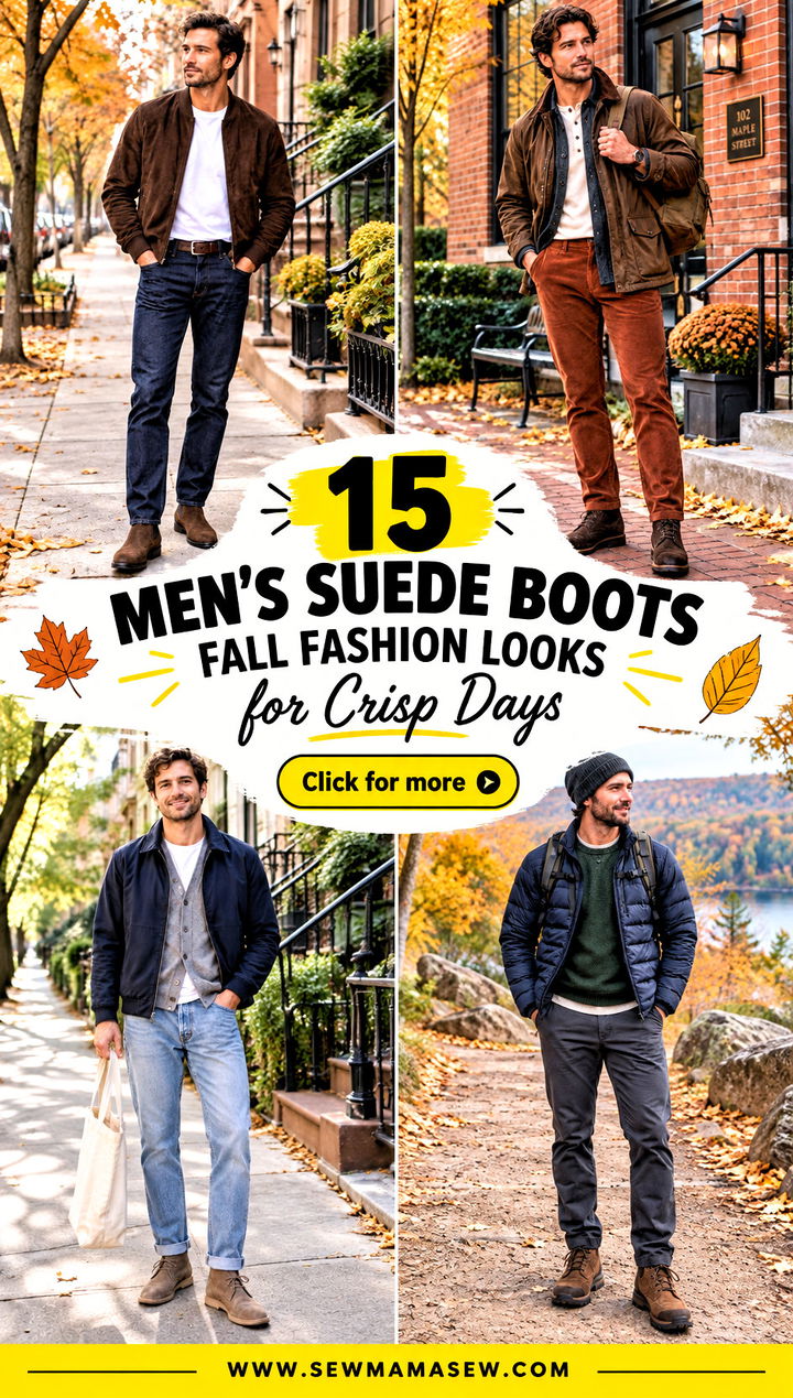 15 Mens Suede Boots Fall Fashion Looks for Crisp Days - 15 Men's Suede Boots Fall Fashion Looks for Crisp Days