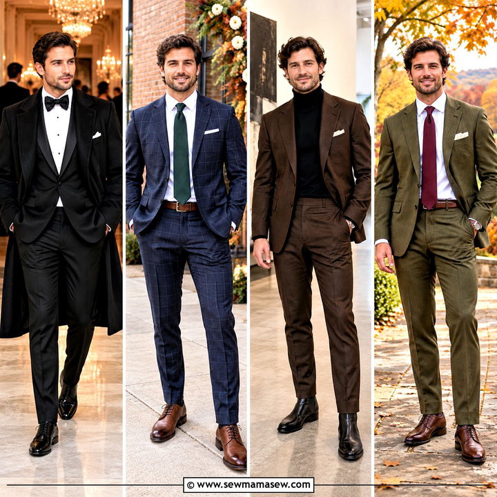 15 Mens Wedding Attire Fall Ideas for a Sharp Guest Look