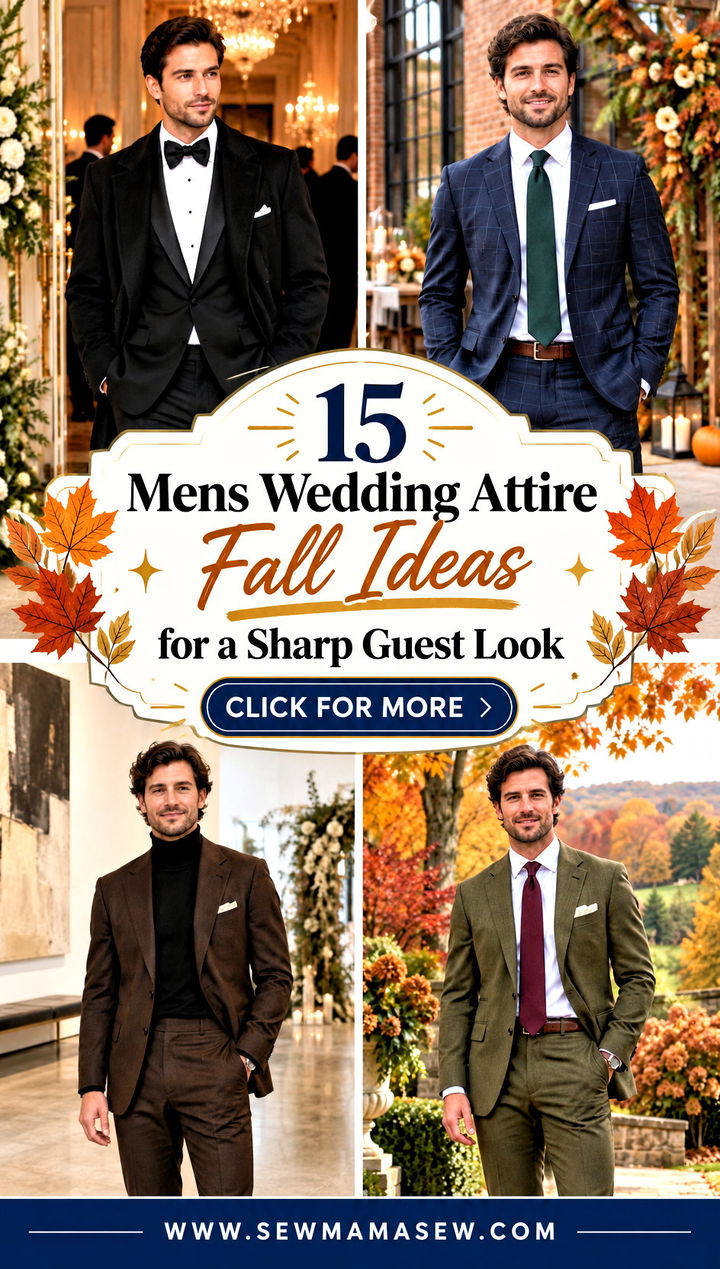 15 Mens Wedding Attire Fall Ideas for a Sharp Guest Look - 15 Mens Wedding Attire Fall Ideas for a Sharp Guest Look
