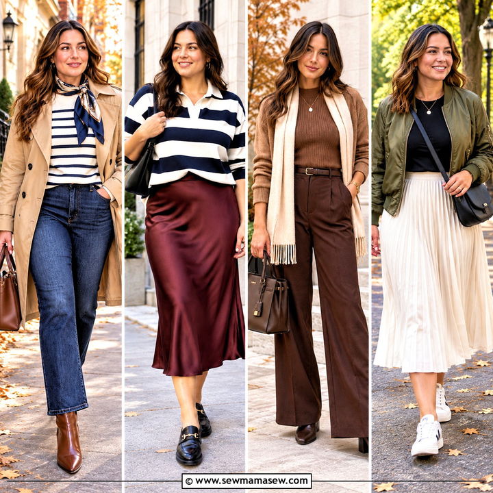 15 Mid Sized Fall Fashion Ideas for Cozy, Confident Style