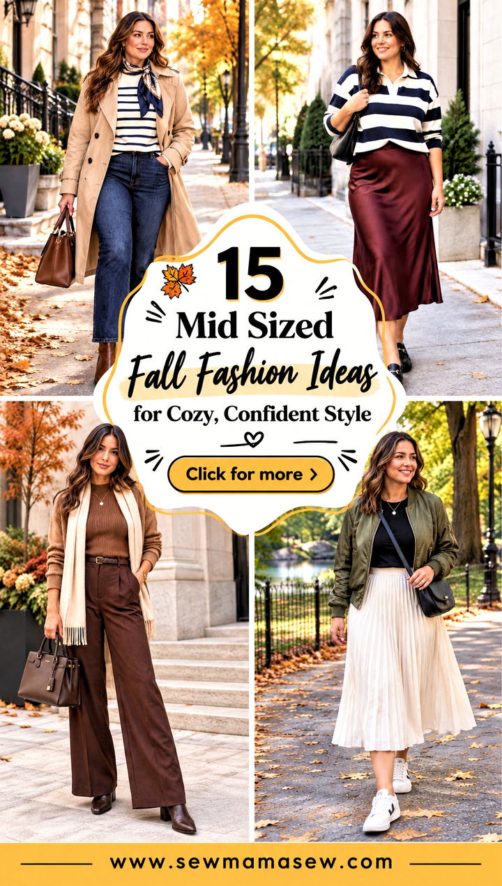 15 Mid Sized Fall Fashion Ideas for Cozy Confident Style - 15 Mid Sized Fall Fashion Ideas for Cozy, Confident Style