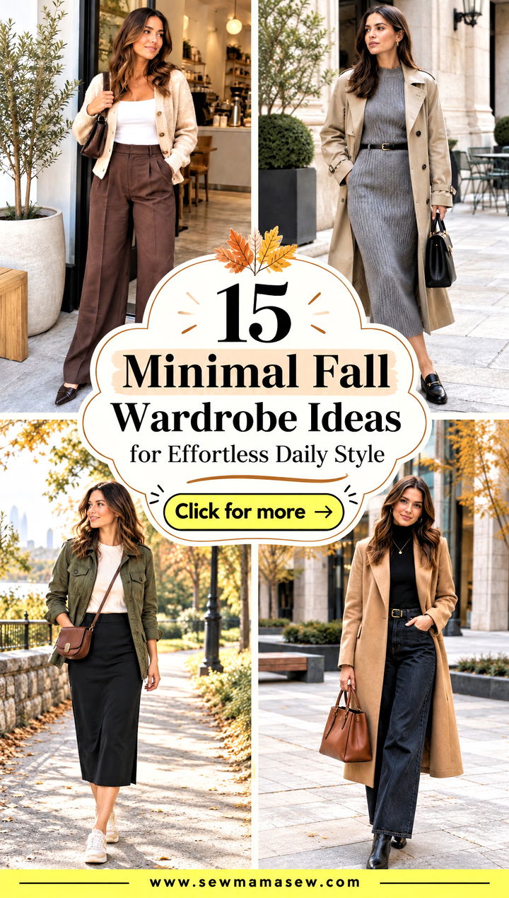 15 Minimal Fall Wardrobe Ideas for Effortless Daily Style - 15 Minimal Fall Wardrobe Ideas for Effortless Daily Style