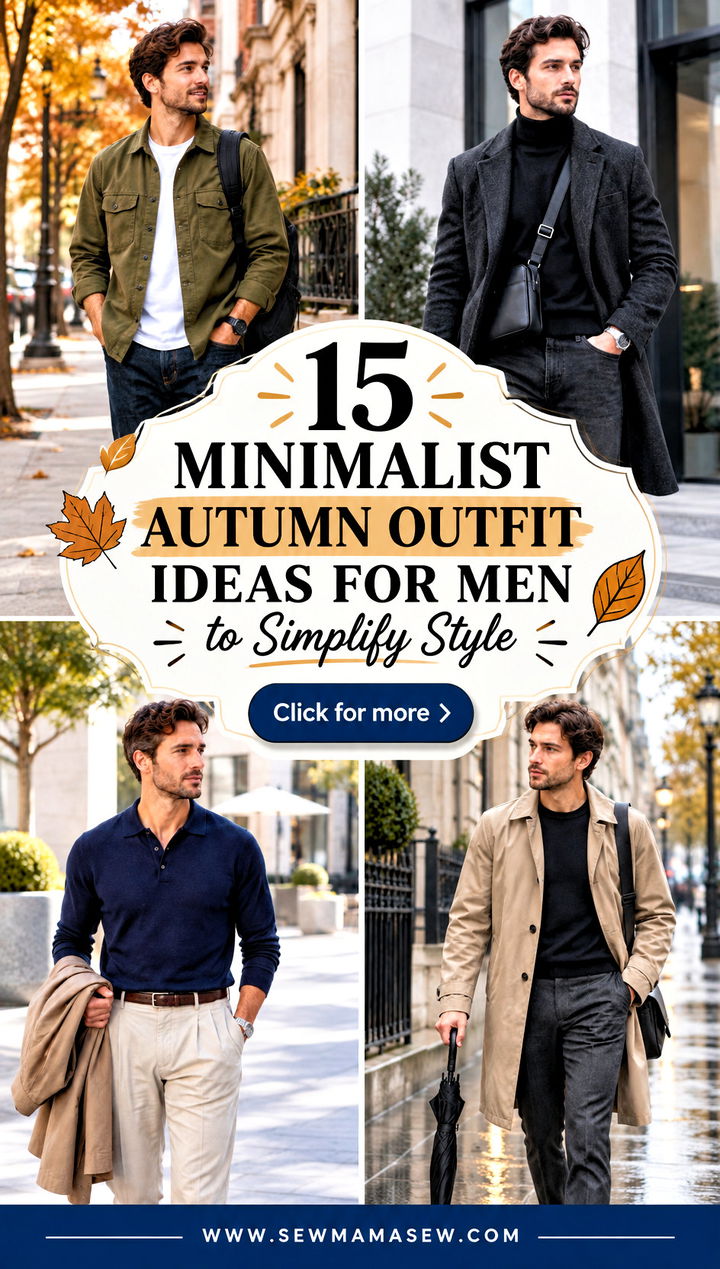 15 Minimalist Autumn Outfit Ideas for Men to Simplify Style - 15 Minimalist Autumn Outfit Ideas for Men to Simplify Style