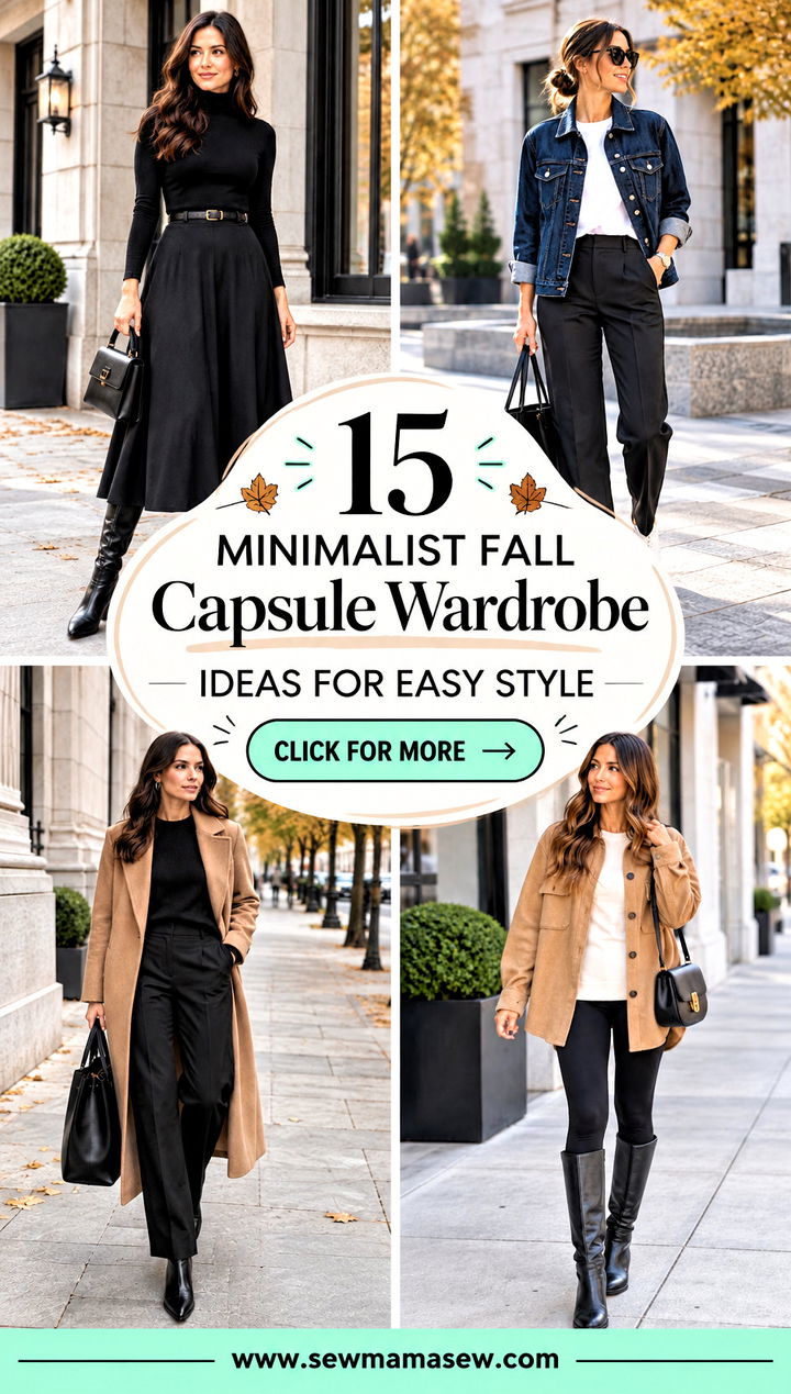 15 Minimalist Fall Capsule Wardrobe Ideas for Easy Style - 15 Minimalist Fall Capsule Wardrobe Ideas for Easy Style