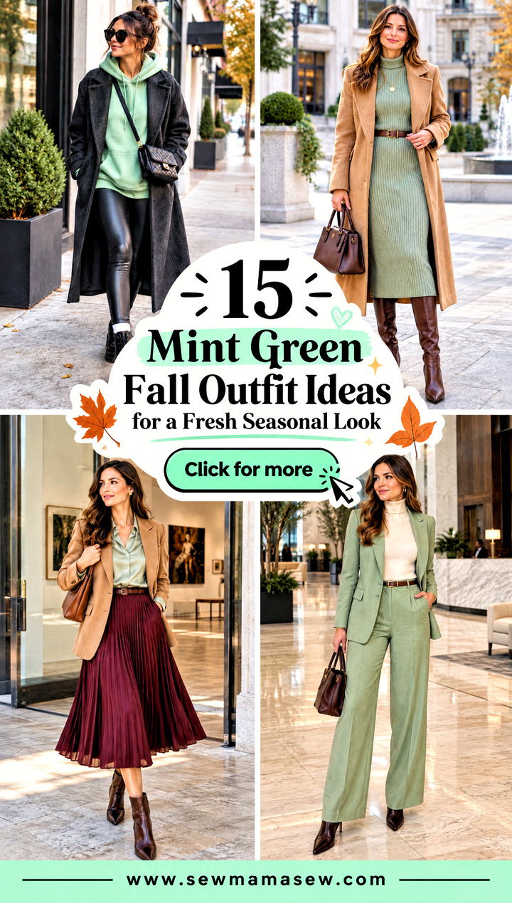 15 Mint Green Fall Outfit Ideas for a Fresh Seasonal Look - 15 Mint Green Fall Outfit Ideas for a Fresh Seasonal Look