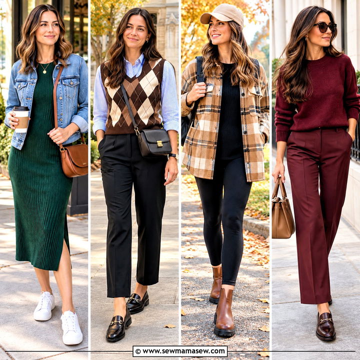 15 Mom Capsule Wardrobe Fall Ideas for Stress-Free Style