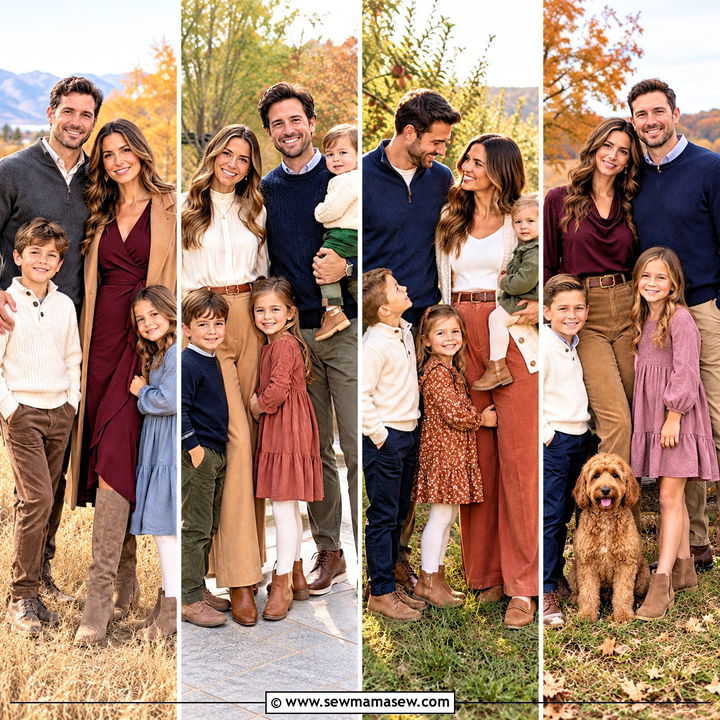 15 Mom Family Photo Outfit Fall Ideas for Warm Memories