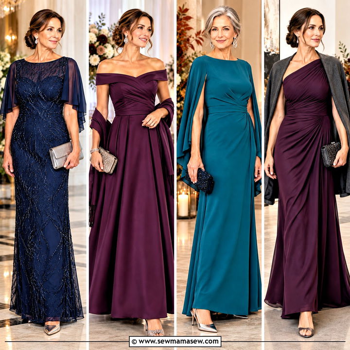 15 Mother Of Bride Dresses Fall Wedding Guests Will Admire
