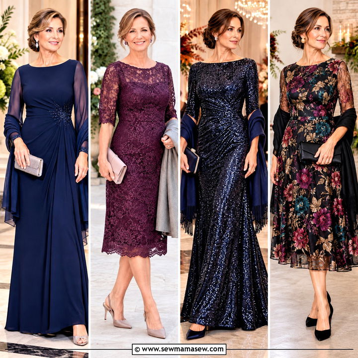 15 Mother Of Groom Fall Dresses for an Elegant Celebration
