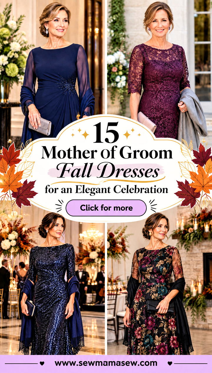 15 Mother Of Groom Fall Dresses for an Elegant Celebration - 15 Mother Of Groom Fall Dresses for an Elegant Celebration