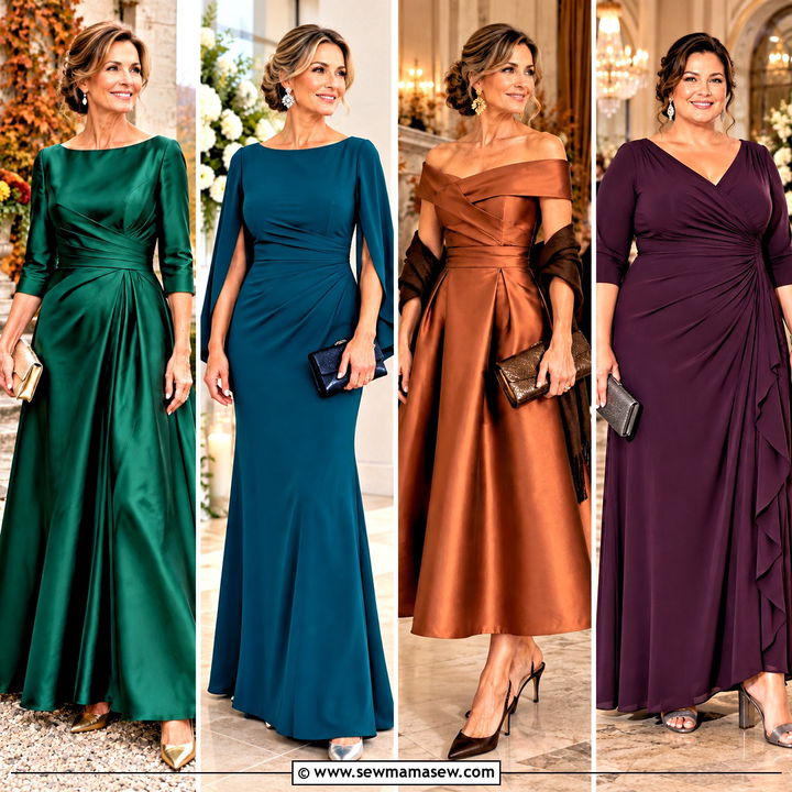 15 Mother of the Groom Fall Dresses for Elegant Weddings