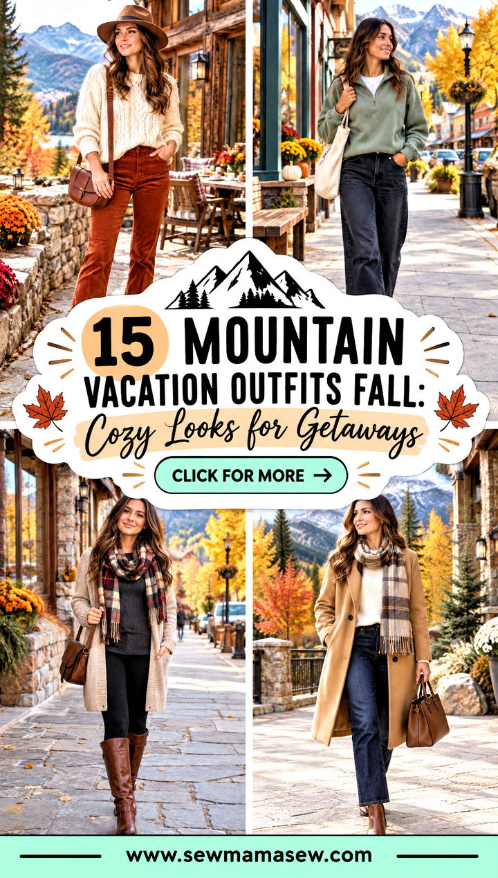 15 Mountain Vacation Outfits Fall Cozy Looks for Getaways - 15 Mountain Vacation Outfits Fall: Cozy Looks for Getaways